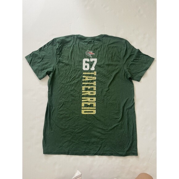 Men's Fanatics Green UAB Blazers Playmaker Football 67 Tater Reid Size Large - Picture 9 of 10